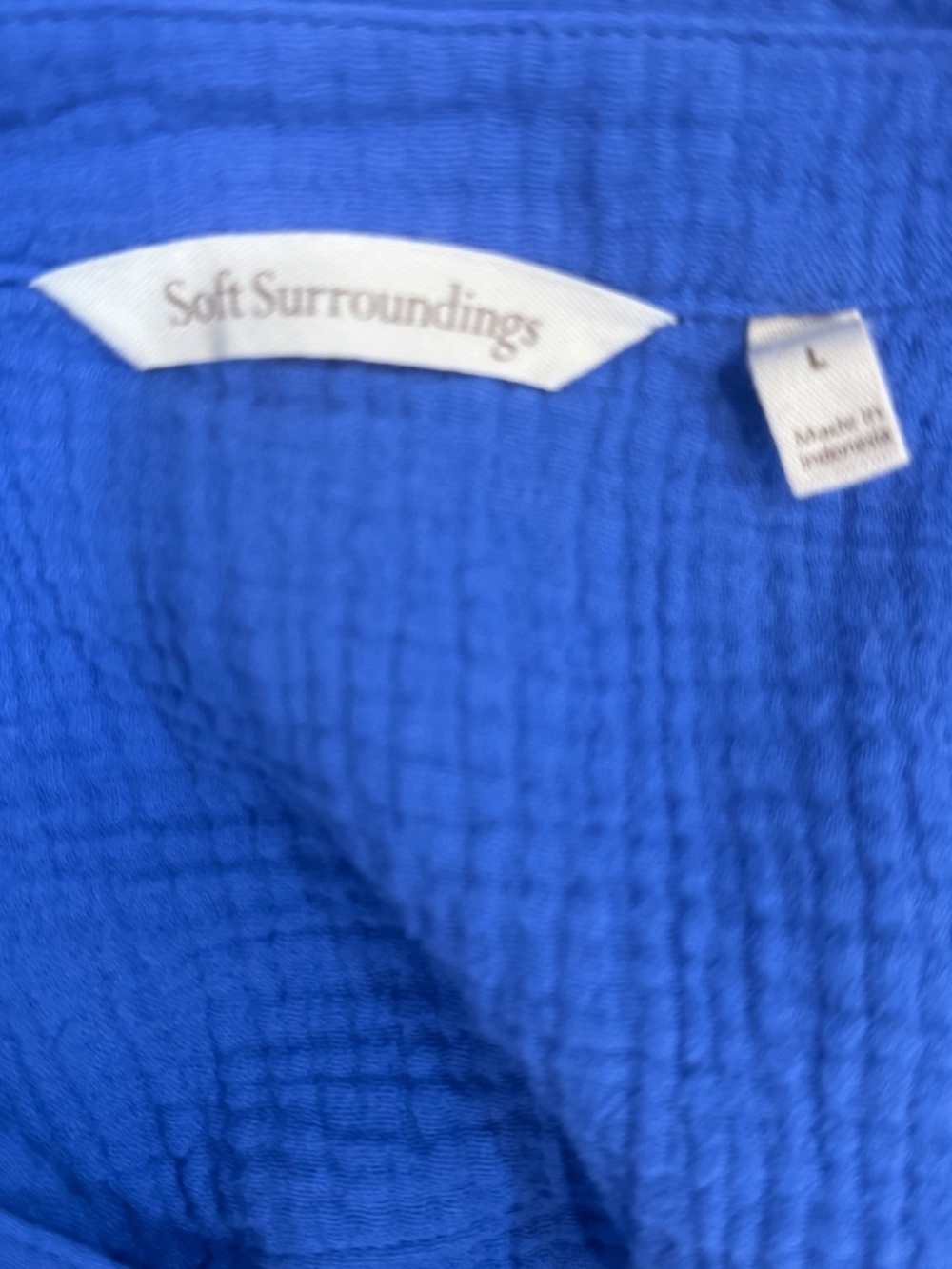 Soft Surroundings Escambia Gauze Tunic in Size Large - Picture 7 of 9